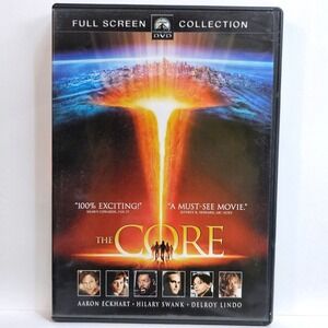 The Core DVD 2003 Full Screen Collection Sci-Fi Disaster Movie Hilary Swank